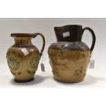 Two Doulton water jugs,