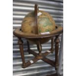 Modern wooden globe,