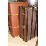 Two early 20th Century steamer trunks