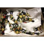 A collection of assorted painted lead figures (one box)