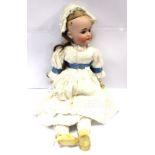 A large French Simon & Halbig bisque headed doll,