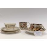 Derby Bloor Nottingham Road factory cup; Derby Bloor tea cup and saucer;