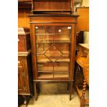 An early 20th Century mahogany display cabinet,