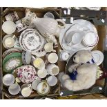 A collection of china and Noritake tea set (part),
