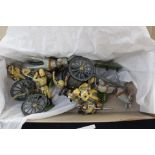A small collection of assorted painted lead figures (one box)