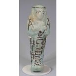 Egyptian Faience Shabti for Hor, Priest of Amun