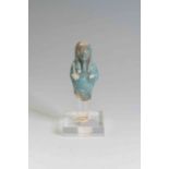 Egyptian Faience Upper Section of a Shabti