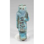Egyptian Faience Overseer Shabti for In-peh-(t) ef Nakht Mould-made overseer shabti in daily