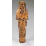 Egyptian wooden shabti