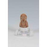 Egyptian pottery shabti figure