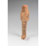 Egyptian Terracotta Shabti New Kingdom, 19th Dynasty. 17cm without stand. FOOTNOTES Provenance