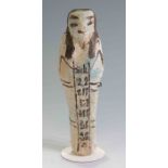 Egyptian Faience Shabti for The Seal Bearer of the army