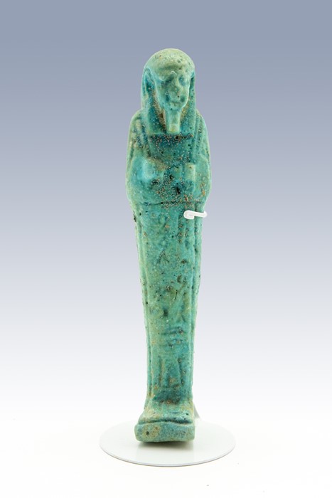 Egyptian Faience Shabti for Am-Sah