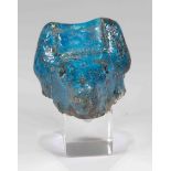 Egyptian Duamutef Faience Canopic Jar Lid