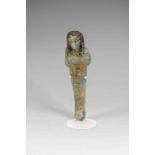 Egyptian glazed composition shabti