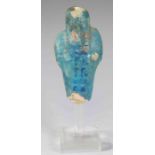 Egyptian Blue Faience Shabti