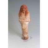 Egyptian Painted Pottery Shabti