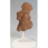 Roman Bes Terracotta Figure Roman Period, C. 50 BC. A terracotta figure of Bes on a stand. 9cm