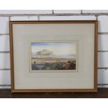 **REOFFER IN APR LONDON 3500/5500**Edward Lear (1812-1888) Palermo, an extensive landscape, pencil