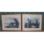 **REOFFER IN APR LONDON 250/350**20th Century Chinese School - A pair of river landscapes with