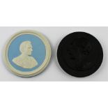 **REOFFER IN APR LONDON 30/50**Thomas Hardy (1840-1928), a scarce matt black ceramic portrait