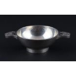 A Scottish George IV silver quaich, by Robert Gray & Son, assayed Glasgow 1824, of typical