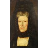18th Century Scottish School - Portrait of Mrs Beisches of Inermay, half length, oil on canvas, (