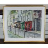 **VENDOR COLLECTED 11.2.19** David Lloyd Smith, "Montmatre, Paris", 2015, oil on canvas, signed