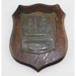 Lord Nelson; a scarce commemorative shield; a "Centenary Memento Oct 21st 1905", depicting and "