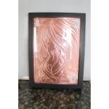 Embossed copper picture by Inkie