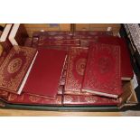 Heron Books - Dickens works, leather bindings,
