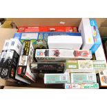 Collection of plastic model kits including AIRFIX, GLENCOE,