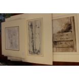 John Burgess, a collection of pencil sketches,