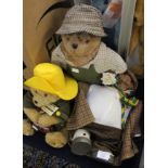 Harrods Paddington Bear unboxed approx 32 cms high,