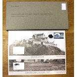 'The Castles Stamps Ingot Collection Fiftieth Anniversary': three commemorative covers bearing a