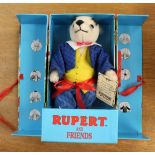 Rupert and friends Merrythought boxed bear