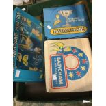 `960s/70s two boxed Babysham and new Babysham dry tea towel,