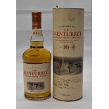 One bottle The Glenturret 10 year Old Single Malt Whisky, (Cellarman Hugh Malloy), in original box.