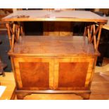A 20th Century yew wood side unit,