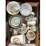 A box of commemorative mugs (67342)