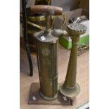 A brass Tyfon Fog Horn, hand pumped, Ref.