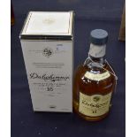One bottle Dalwhinnie 15 year Old Single Malt Whisky, in presentation box.