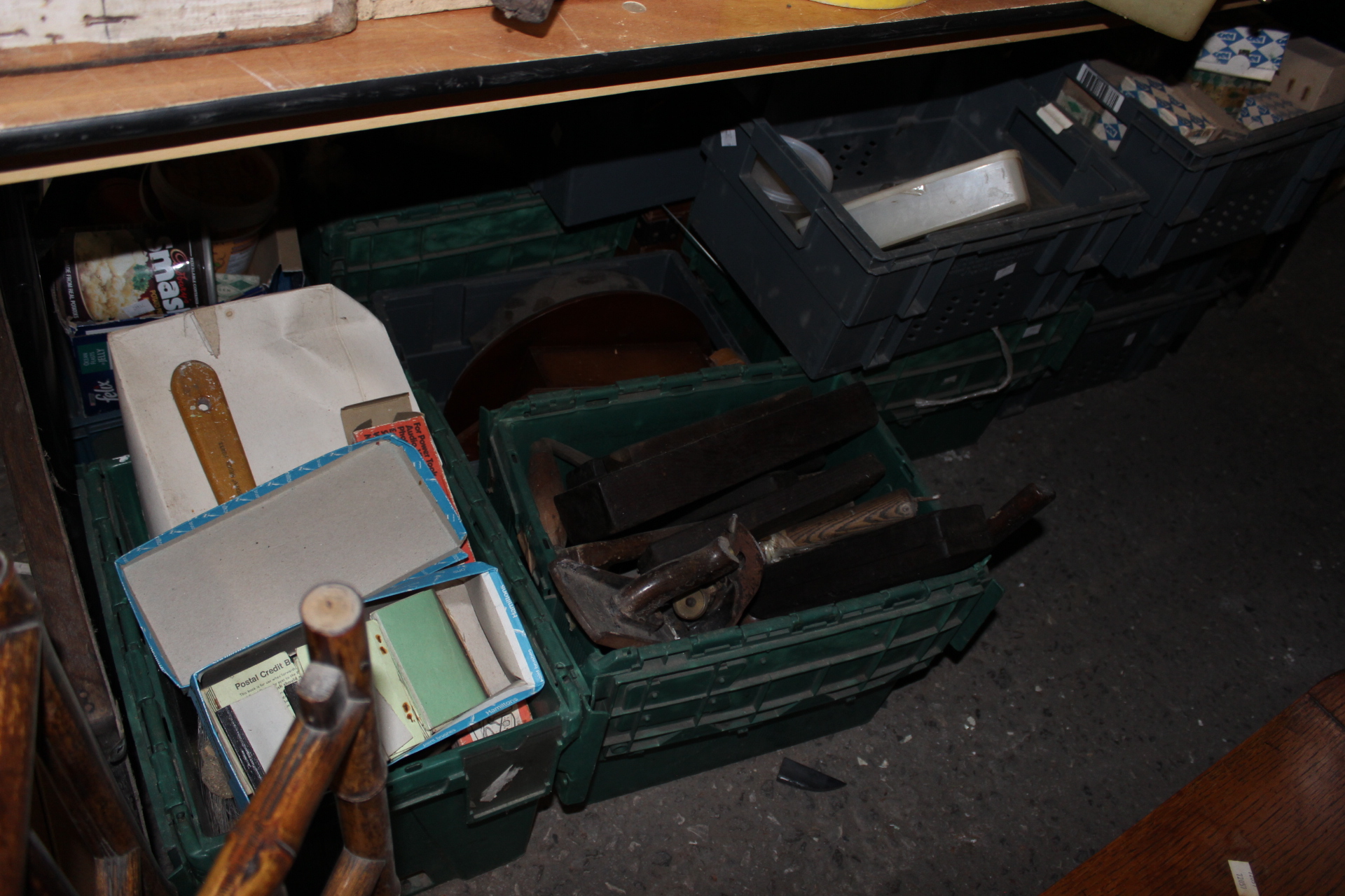 A large quantity of assorted old tools,