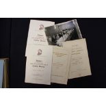 A collection of Commemorative fellowship folders and pictures