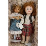 Roddy hard plastic doll, Goldilocks doll, Katie Cooker,