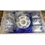 A boxed set of six Coalport cups and saucers,