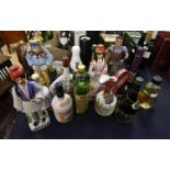 Twelve bottles of mixed liqueurs