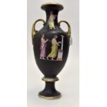 A 19th Century Etruscan twin handled vase