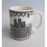 A 20th Century Wedgwood Tankard Titled 'The York Mug' Depicting scenes of York.