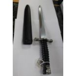 Swiss SIG Stgw 1957 pattern bayonet and scabbard.